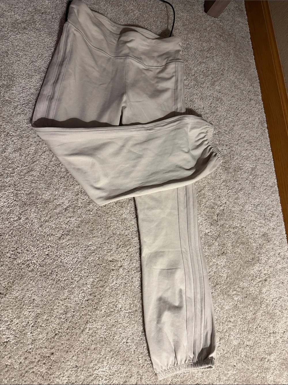 Adidas cream Jogger Sweatpants